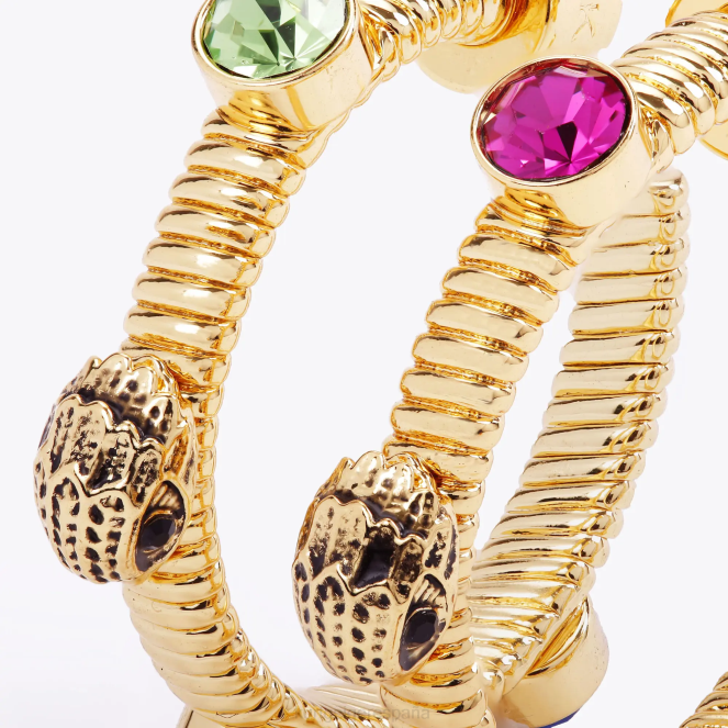 Kurt Geiger mujer aros de cadena de serpiente de Londres 2LPR252 | accesorios oro